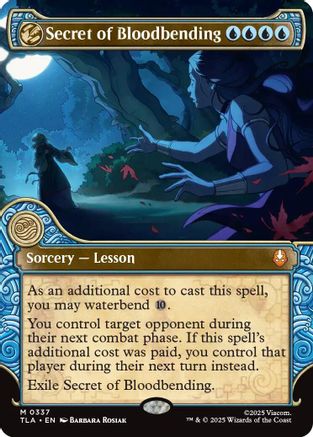 Secret of Bloodbending (Showcase) (TLA-337) - Avatar: The Last Airbender Foil - Poke-Collect