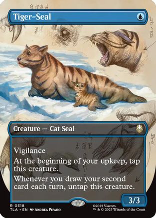 Tiger-Seal (Borderless) (TLA-318) - Avatar: The Last Airbender - Poke-Collect