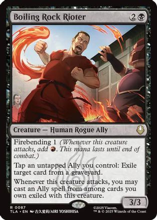 Boiling Rock Rioter (TLA-087) - Avatar: The Last Airbender Foil - Poke-Collect