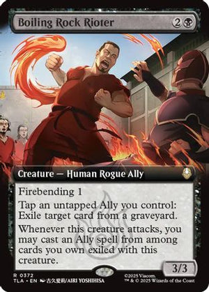 Boiling Rock Rioter (Extended Art) (TLA-372) - Avatar: The Last Airbender - Poke-Collect