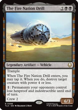 The Fire Nation Drill (TLA-098) - Avatar: The Last Airbender Foil - Poke-Collect