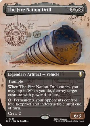 The Fire Nation Drill (Borderless) (TLA-321) - Avatar: The Last Airbender - Poke-Collect