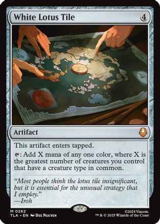 White Lotus Tile (TLA-262) - Avatar: The Last Airbender - Poke-Collect