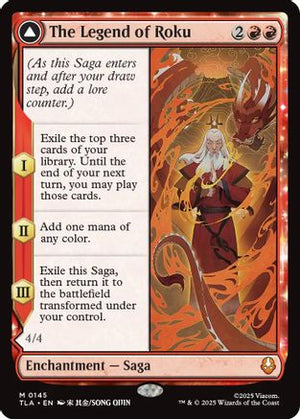 The Legend of Roku (TLA-145) - Avatar: The Last Airbender Foil - Poke-Collect