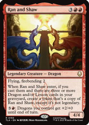 Ran and Shaw (TLA-150) - Avatar: The Last Airbender - Poke-Collect