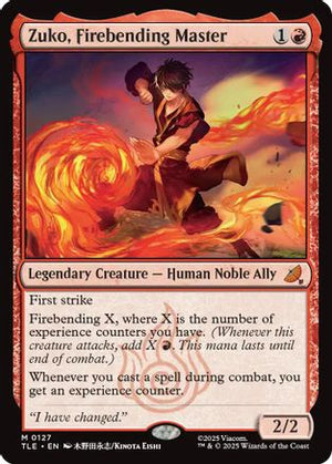 Zuko, Firebending Master (TLE-127) - Avatar: The Last Airbender: Eternal-Legal Foil - Poke-Collect