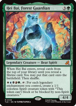 Hei Bai, Forest Guardian (TLE-139) - Avatar: The Last Airbender: Eternal-Legal Foil - Poke-Collect