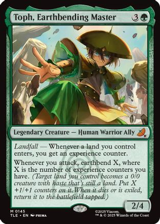 Toph, Earthbending Master (TLE-145) - Avatar: The Last Airbender: Eternal-Legal Foil - Poke-Collect