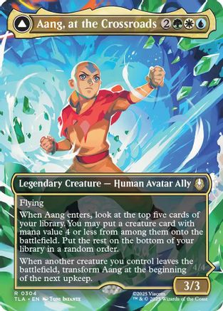 Aang, at the Crossroads (Borderless) (TLA-304) - Avatar: The Last Airbender - Poke-Collect