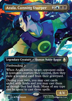 Azula, Cunning Usurper (Borderless) (TLA-303) - Avatar: The Last Airbender Foil - Poke-Collect