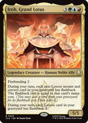 Iroh, Grand Lotus (TLA-227) - Avatar: The Last Airbender Foil - Poke-Collect