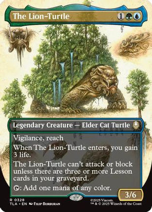 The Lion-Turtle (Borderless) (TLA-328) - Avatar: The Last Airbender - Poke-Collect