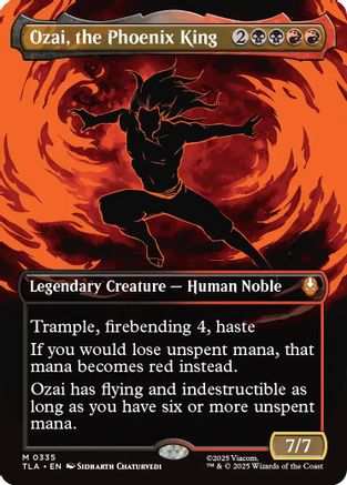Ozai, the Phoenix King (0335) (Borderless) (TLA-335) - Avatar: The Last Airbender - Poke-Collect