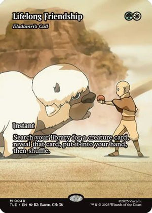 Lifelong Friendship - Eladamri's Call (Borderless) (TLE-048) - Avatar: The Last Airbender: Eternal-Legal Foil - Poke-Collect