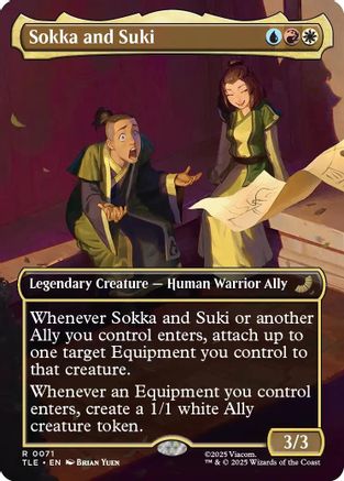 Sokka and Suki (Borderless) (TLE-071) - Avatar: The Last Airbender: Eternal-Legal - Poke-Collect