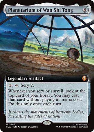 Planetarium of Wan Shi Tong (Extended Art) (TLA-385) - Avatar: The Last Airbender Foil - Poke-Collect
