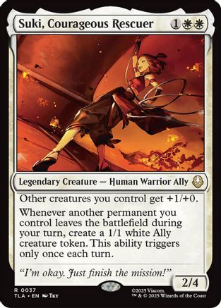 Suki, Courageous Rescuer (TLA-037) - Avatar: The Last Airbender Foil - Poke-Collect