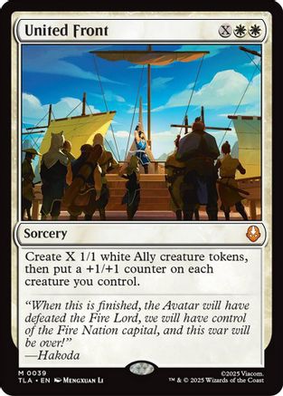 United Front (TLA-039) - Avatar: The Last Airbender - Poke-Collect