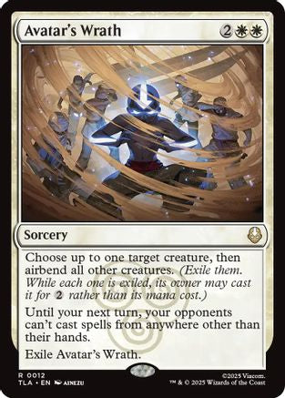 Avatar's Wrath (TLA-012) - Avatar: The Last Airbender Foil - Poke-Collect