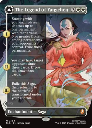 The Legend of Yangchen (Borderless) (TLA-354) - Avatar: The Last Airbender Foil - Poke-Collect