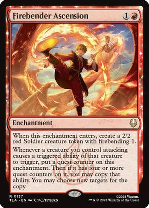 Firebender Ascension (TLA-137) - Avatar: The Last Airbender Foil - Poke-Collect