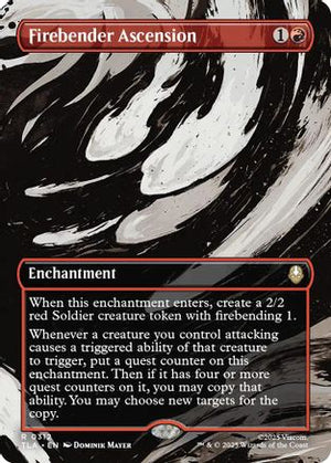 Firebender Ascension (Borderless) (TLA-312) - Avatar: The Last Airbender - Poke-Collect