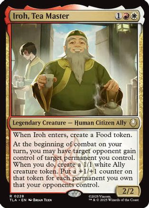 Iroh, Tea Master (TLA-228) - Avatar: The Last Airbender Foil - Poke-Collect