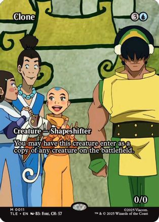 Clone (Borderless) (TLE-011) - Avatar: The Last Airbender: Eternal-Legal - Poke-Collect