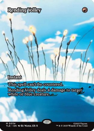 Rending Volley (Borderless) (TLE-034) - Avatar: The Last Airbender: Eternal-Legal - Poke-Collect