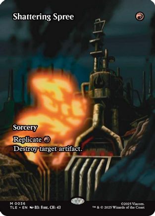 Shattering Spree (Borderless) (TLE-036) - Avatar: The Last Airbender: Eternal-Legal - Poke-Collect