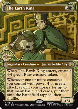 The Earth King (Showcase) (TLA-344) - Avatar: The Last Airbender - Poke-Collect