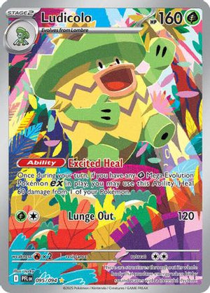 Ludicolo - 095/094 95 - ME02 Phantasmal Flames Holofoil