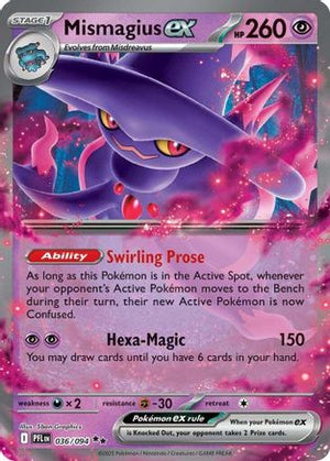 Mismagius ex - 036/094 36 - ME02 Phantasmal Flames Holofoil