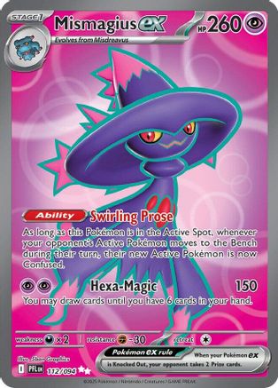 Mismagius ex - 112/094 112 - ME02 Phantasmal Flames Holofoil