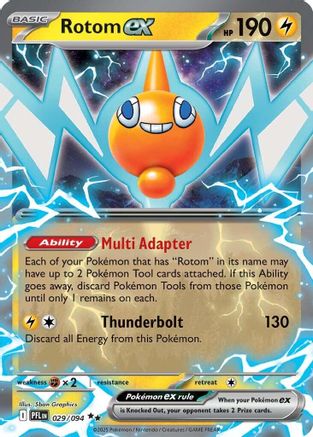Rotom ex - 029/094 29 - ME02 Phantasmal Flames Holofoil