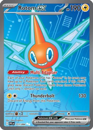 Rotom ex - 111/094 111 - ME02 Phantasmal Flames Holofoil