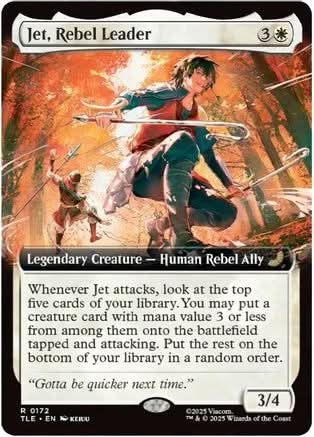 Jet, Rebel Leader (Extended Art) (TLE-172) - Avatar: The Last Airbender: Eternal-Legal - Poke-Collect