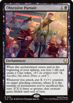 Obsessive Pursuit (TLA-112) - Avatar: The Last Airbender Foil - Poke-Collect