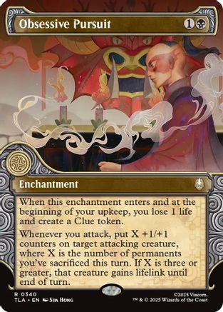 Obsessive Pursuit (Showcase) (TLA-340) - Avatar: The Last Airbender Foil - Poke-Collect