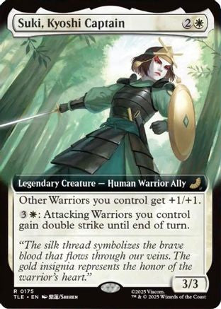 Suki, Kyoshi Captain (Extended Art) (TLE-175) - Avatar: The Last Airbender: Eternal-Legal Foil - Poke-Collect