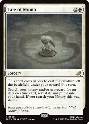 Tale of Momo (TLE-086) - Avatar: The Last Airbender: Eternal-Legal Foil - Poke-Collect