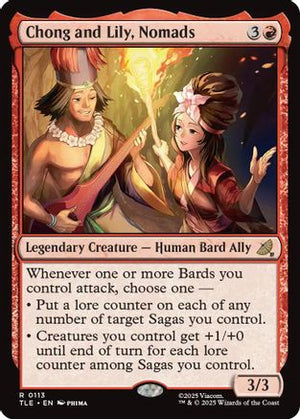 Chong and Lily, Nomads (TLE-113) - Avatar: The Last Airbender: Eternal-Legal Foil