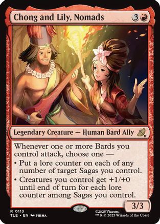 Chong and Lily, Nomads (TLE-113) - Avatar: The Last Airbender: Eternal-Legal Foil - Poke-Collect