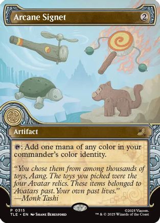 Arcane Signet (Showcase) (TLE-315) - Avatar: The Last Airbender: Eternal-Legal - Poke-Collect
