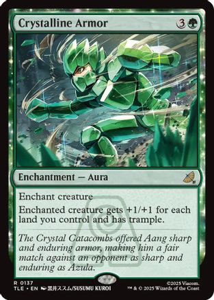Crystalline Armor (TLE-137) - Avatar: The Last Airbender: Eternal-Legal Foil - Poke-Collect