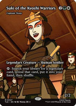 Suki of the Kyoshi Warriors - Captain Sisay (Borderless) (TLE-047) - Avatar: The Last Airbender: Eternal-Legal Foil - Poke-Collect