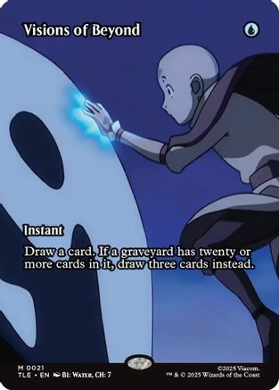 Visions of Beyond (Borderless) (TLE-021) - Avatar: The Last Airbender: Eternal-Legal Foil - Poke-Collect
