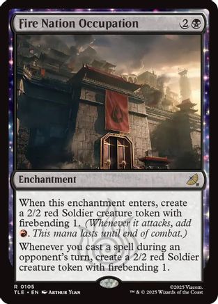 Fire Nation Occupation (TLE-105) - Avatar: The Last Airbender: Eternal-Legal Foil - Poke-Collect