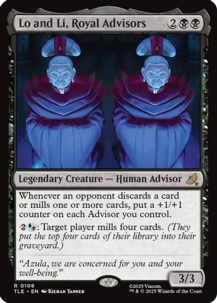 Lo and Li, Royal Advisors (TLE-108) - Avatar: The Last Airbender: Eternal-Legal Foil - Poke-Collect