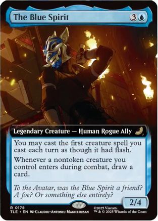 The Blue Spirit (Extended Art) (TLE-178) - Avatar: The Last Airbender: Eternal-Legal Foil - Poke-Collect